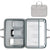 Baona BN-Q006 PU Leather Full Opening Laptop Handbag For 15/15.6/16 inches(Gray Thicken)