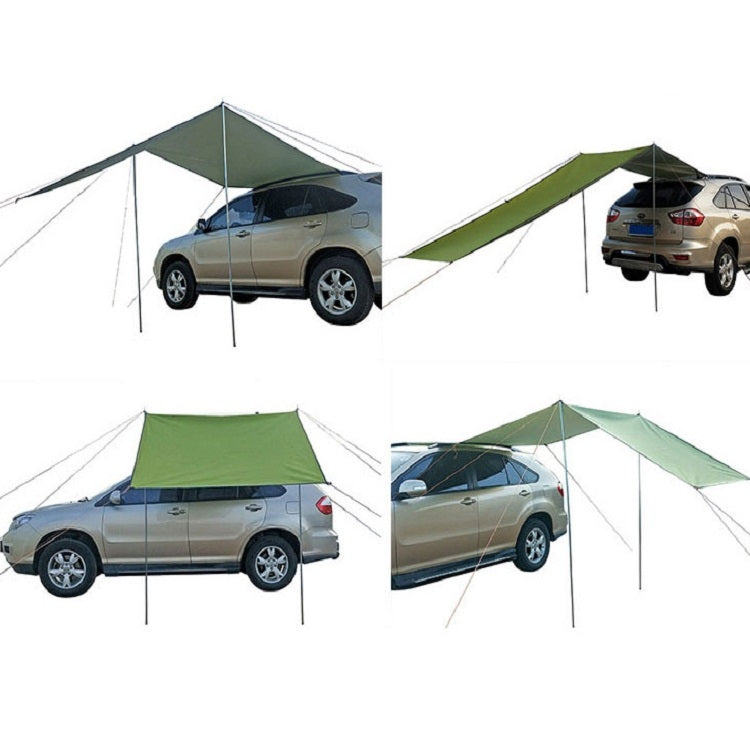 Sandsberg | Outdoor Picknick Campingzelt An Der Seite Des Autos Fahrzeug Regenfest Sonnenblende Zelt 300x200cm (Khaki)