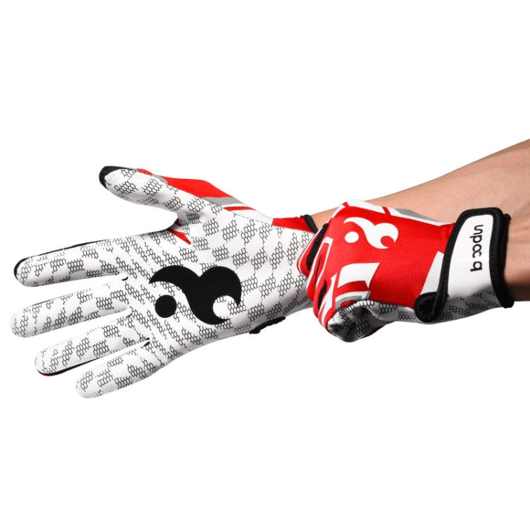 Sandsberg | BOODUN C281071G Baseball Rugby Handschuhe Fitness Sport Anti-Rutsch Outdoor Wanderschuhe (Rot S)