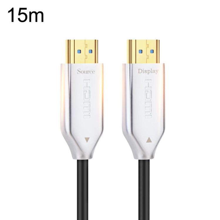 Sandsberg | 2.0 Version HDMI Glasfaseroptik Linie 4K Ultra High Clear Linie Monitor Verbindungskabel, Länge: 15m (Weiß)