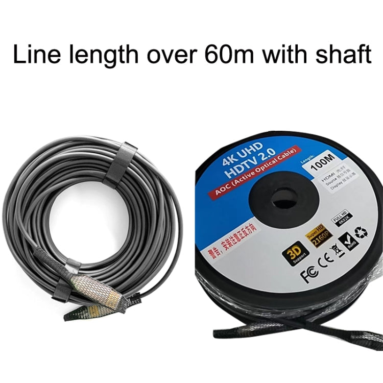 Sandsberg | 2.0 Version HDMI Glasfaseroptik Linie 4K Ultra High Clear Linie Monitor Verbindungskabel, Länge: 15m (Weiß)