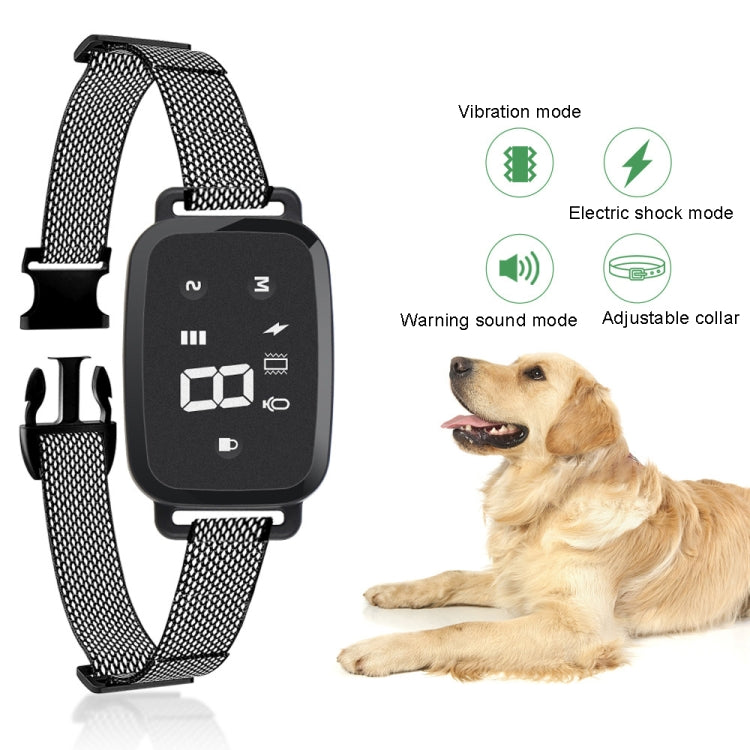 Sandsberg | Intelligenter automatischer elektrischer Schlaghalsband mit Touch-Display, wiederaufladbar, wasserdicht, Hundetrainer, Stop-Beller