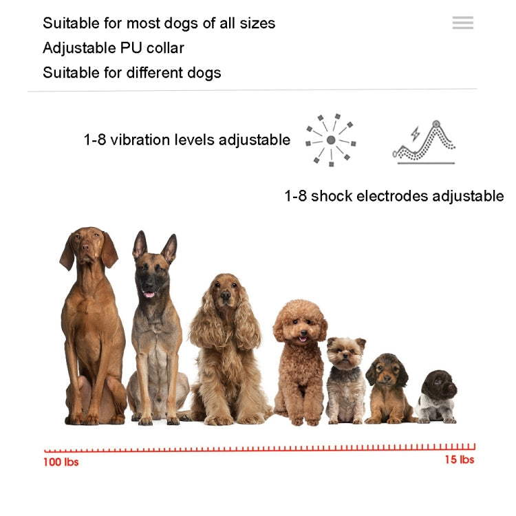 Sandsberg | Intelligenter automatischer elektrischer Schlaghalsband mit Touch-Display, wiederaufladbar, wasserdicht, Hundetrainer, Stop-Beller