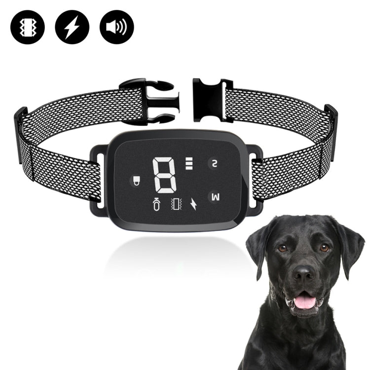 Sandsberg | Intelligenter automatischer elektrischer Schlaghalsband mit Touch-Display, wiederaufladbar, wasserdicht, Hundetrainer, Stop-Beller