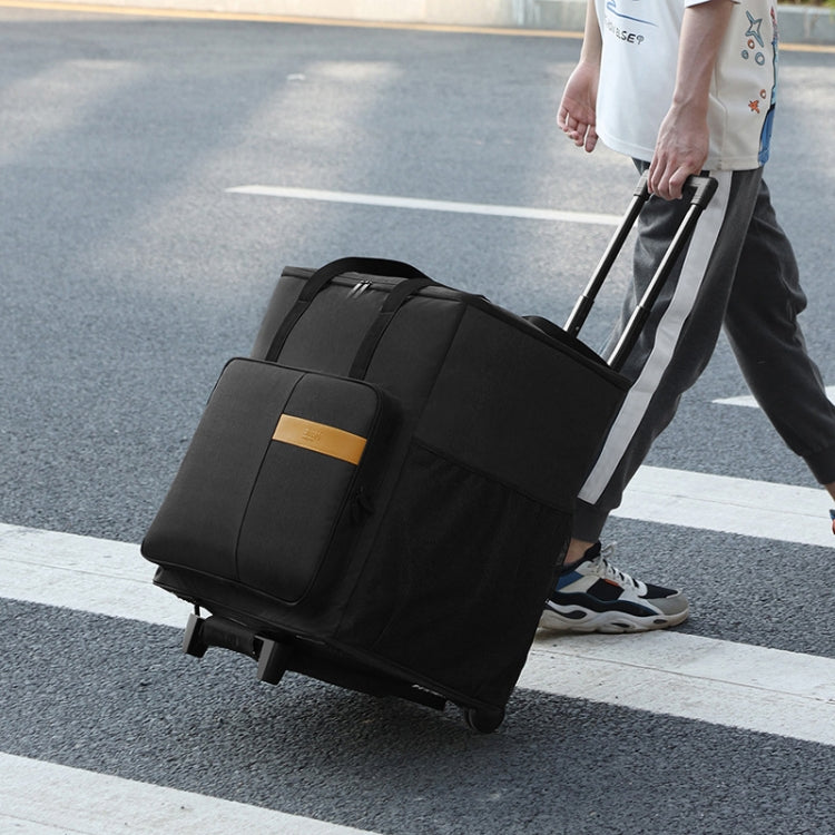 Sandsberg | BUBM Computer Host Abnehmbarer Trolley Stoßfest Wasserdichte Aufbewahrungstasche Mit Rädern, Größe: 27 Zoll (Schwarz)