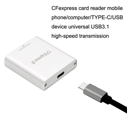 Sandsberg | 10G Hochgeschwindigkeits-USB3.2 Z6/Z7 1DX3 Verkabelung CFEXPRESS Kartenleser mit A-C-Leitung