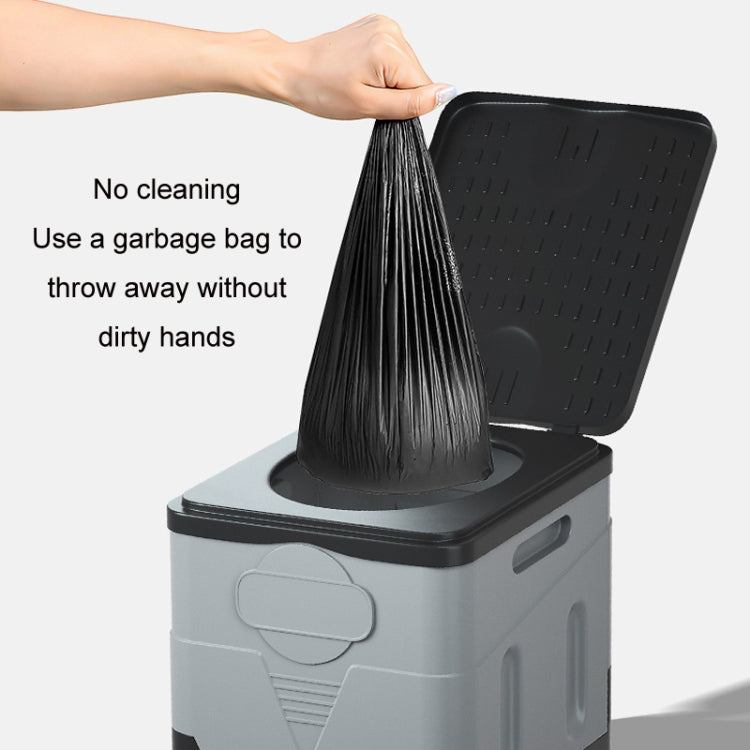 Sandsberg | Auto Faltbare tragbare Toilette Outdoor Notfall Mobile Toilette (Dunkelgrau)