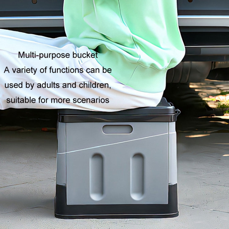 Sandsberg | Auto Faltbare tragbare Toilette Outdoor Notfall Mobile Toilette (Dunkelgrau)