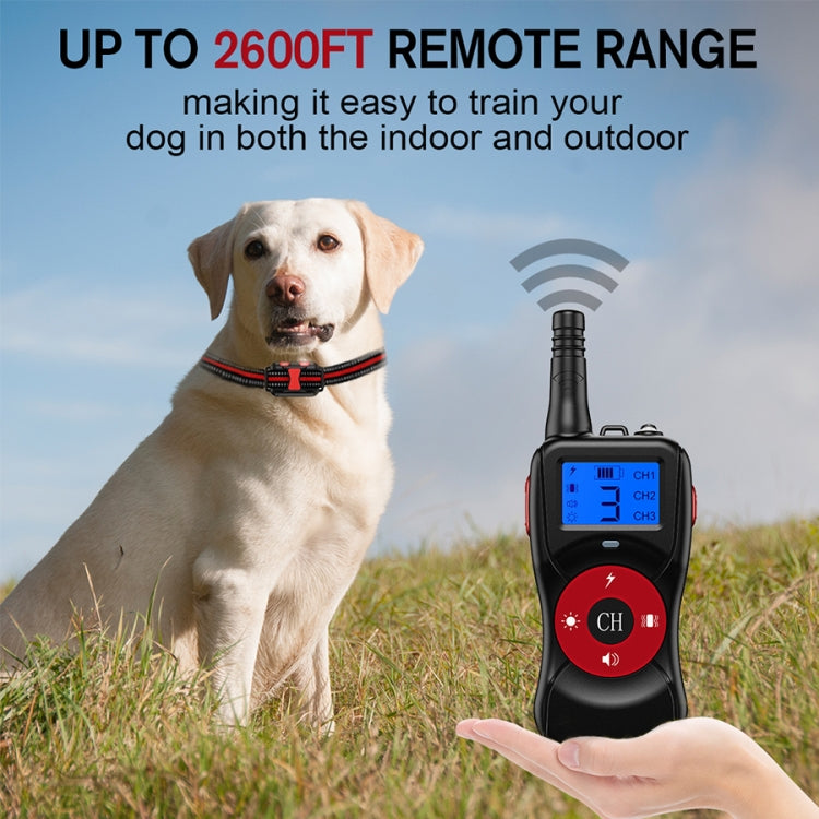 Sandsberg | Smart Electronic Remote Control Hundetrainingsgerät Wasserdichte Haustiere Bellen Stopper, Größe: Für-Zwei-Hunde(Orange)