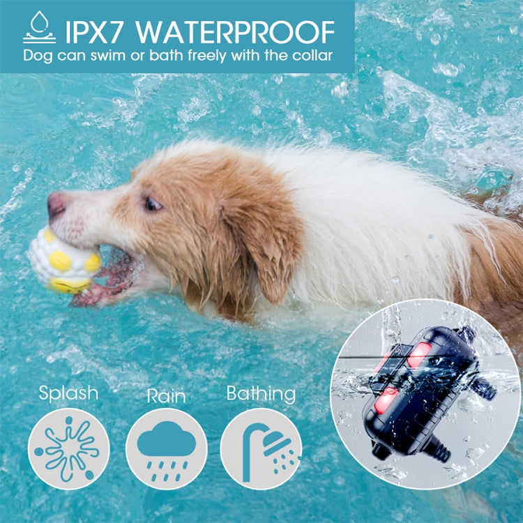 Sandsberg | Smart Electronic Remote Control Hundetrainingsgerät Wasserdichte Haustiere Bellen Stopper, Größe: Für-Zwei-Hunde(Orange)