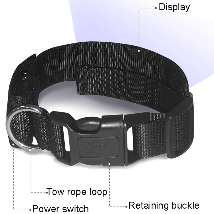 Sandsberg | LED-Anzeigekatzenhalsband wiederaufladbar hohe Sichtbarkeit DIY einfarbiges Halsband (Grün)