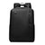 WEPOEWR Herren 14-Zoll Laptop Rucksack Wasserdicht Große Kapazität Business Pendler Rucksack (Schwarz)