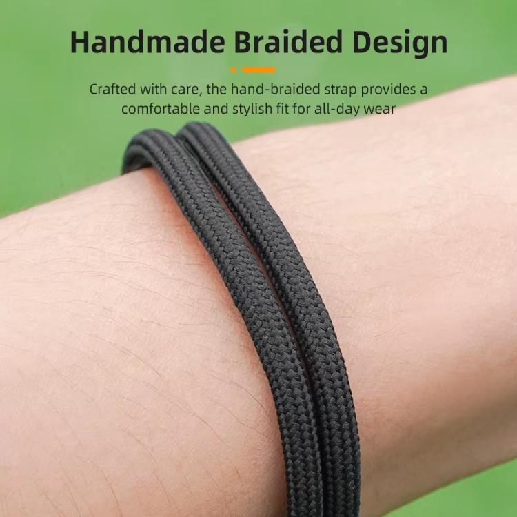 BRDRC Sports Camera Hand Lanyard With 1/4 inch Screw Loss Prevention Lanyard Wrist Strap Accessories(Black Rope Gray Knot)
