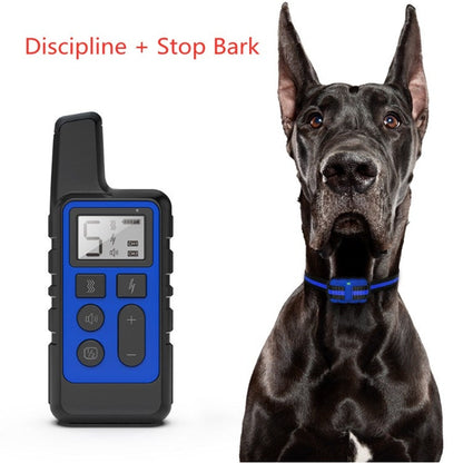 Sandsberg | 500m Hundetraining Bellen Stopper Fernbedienung Elektrischer Schock Wasserdichter Elektronischer Kragen (Rot)