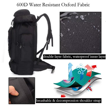 Sandsberg | Pack Rucksack Tasche 100L Wasserdicht Taktische Militär Wandern Camping TASCHEN