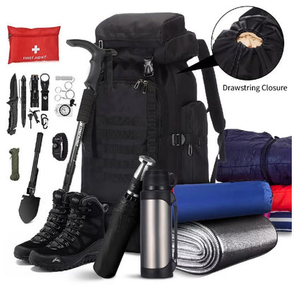 Sandsberg | Pack Rucksack Tasche 100L Wasserdicht Taktische Militär Wandern Camping TASCHEN