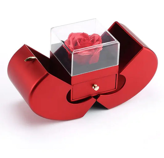 Ewige Blume Apfel Schmuckbox