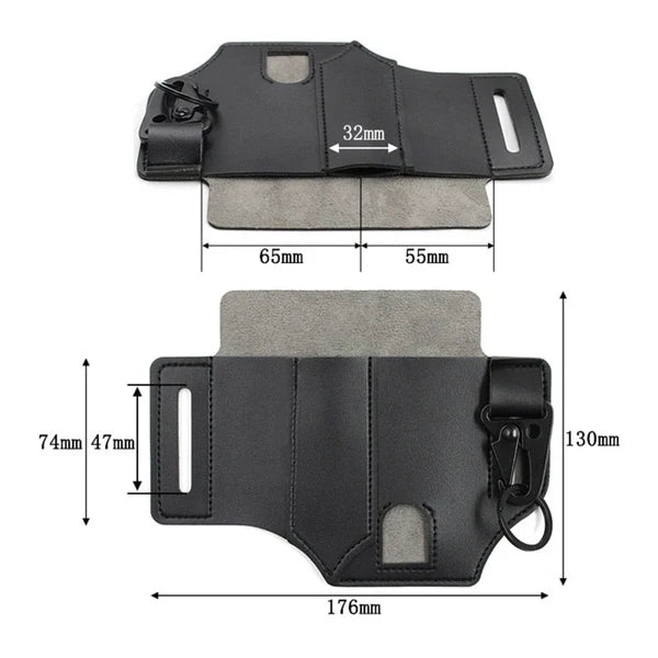 Taktisches Multifunktionswerkzeug Gürtel Leder Tasche