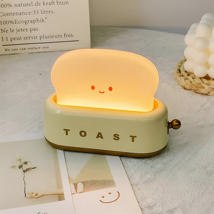Sandsberg | TinyToast Tischlampe – Tragbare toasterförmige Nachtlicht mit dimmbarer LED & USB-Anschluss