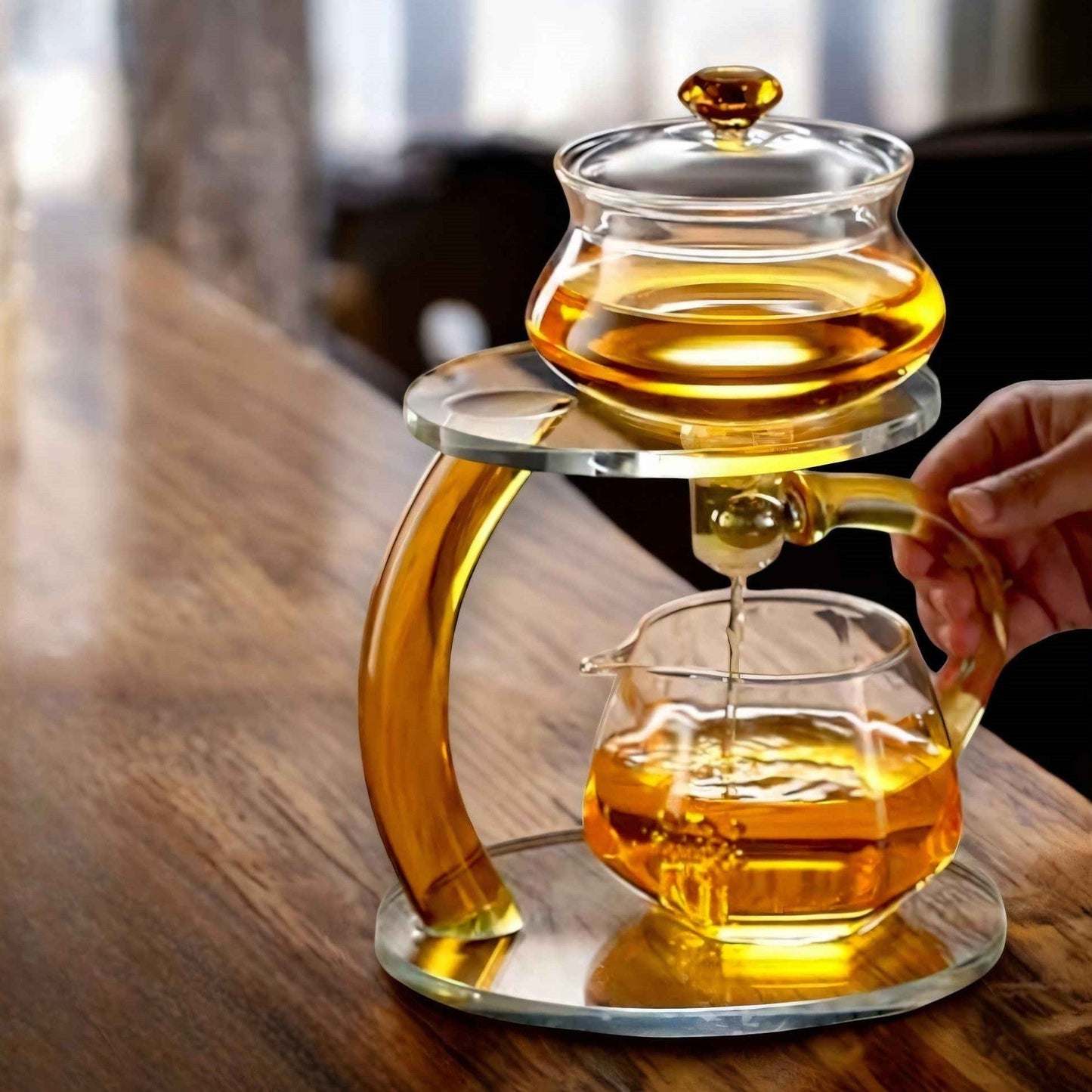 Sandsberg | TranquiliTea – Magnetische Glas-Teekanne mit Infuser für verbesserten Geschmack & Wellness