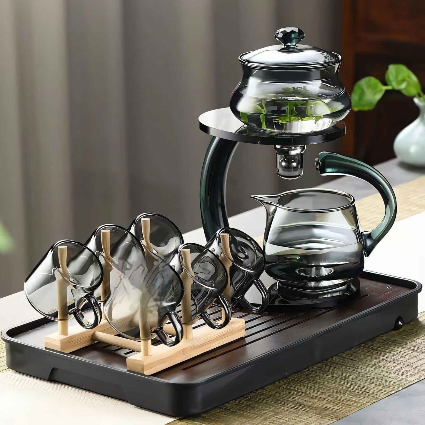 Sandsberg | TranquiliTea – Magnetische Glas-Teekanne mit Infuser für verbesserten Geschmack & Wellness
