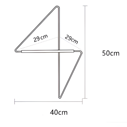 Sandsberg | Triad Kleiderständer – Geometrischer Multi-Zweck Metall Garderobenständer