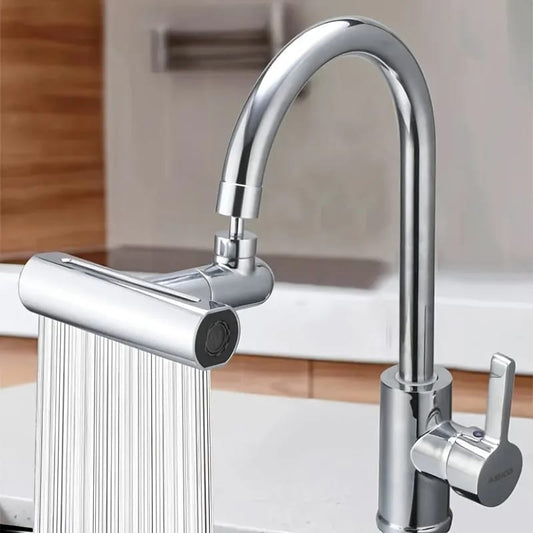 Multifunktionale Universelle Wasserhahnduschverlängerung, Wasserfall-Wasserhahnkopf, spritzsichere Wasserbesprühdüse für die Küche