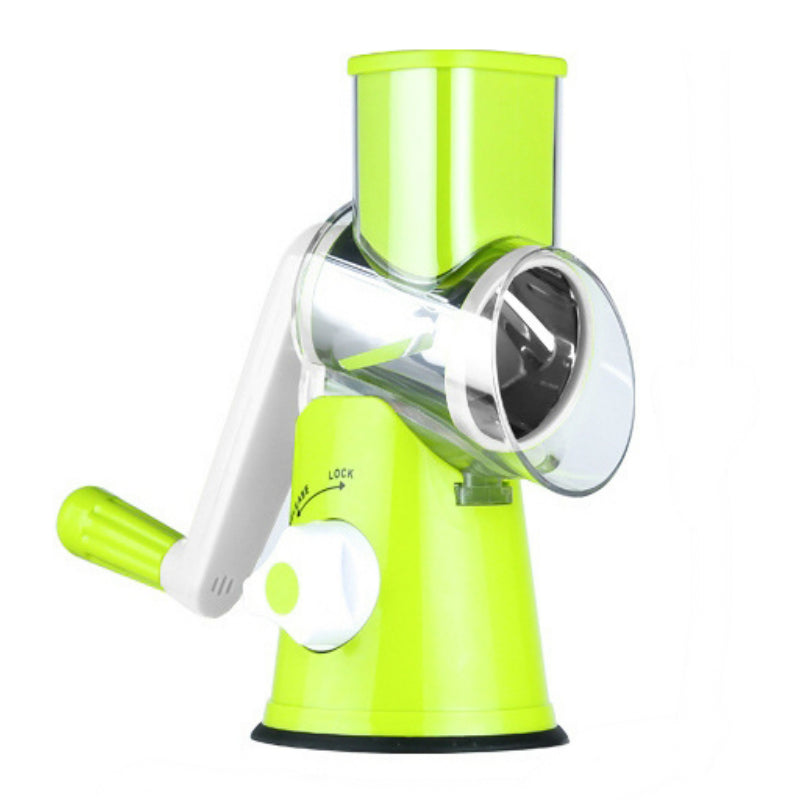 Sandsberg | 3-in-1 Multifunktionaler Edelstahl Rotationsschneider, Für Gemüse, Käse & Mehr