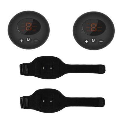 Sandsberg | Wiederaufladbarer Smart-EMS-Bauchgurt für zu Hause, mit Verschluss, atmungsaktivem Mesh, 6 Modi und 9 Stufen, für Zuhause, Büro & Fitnessstudio