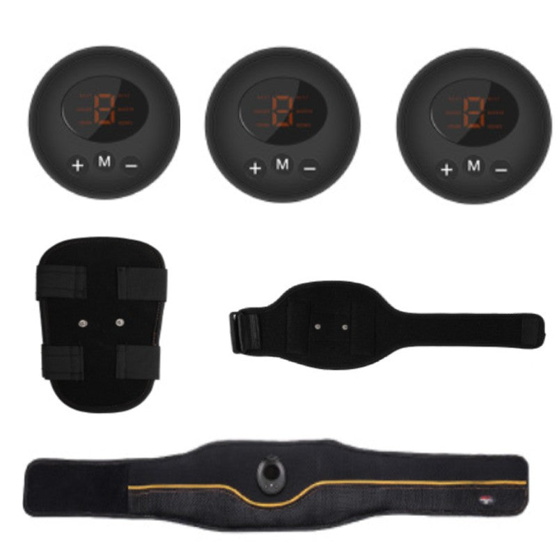 Sandsberg | Wiederaufladbarer Smart-EMS-Bauchgurt für zu Hause, mit Verschluss, atmungsaktivem Mesh, 6 Modi und 9 Stufen, für Zuhause, Büro & Fitnessstudio
