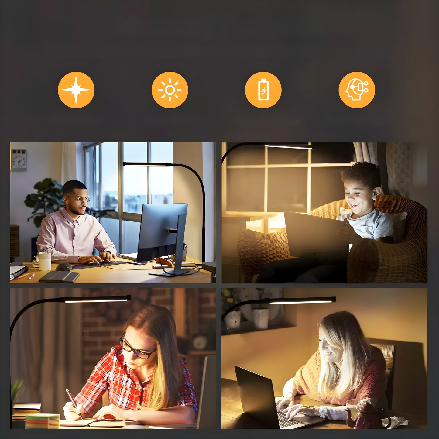 Sandsberg | Lumière Bubble Effekt Nachtlicht – USB betriebenes Mädchen Ornament Tischlampe für ein gemütliches Zuhause