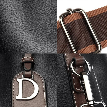 ShoulderBag: Echtes Leder Nische Damen Umhängetasche