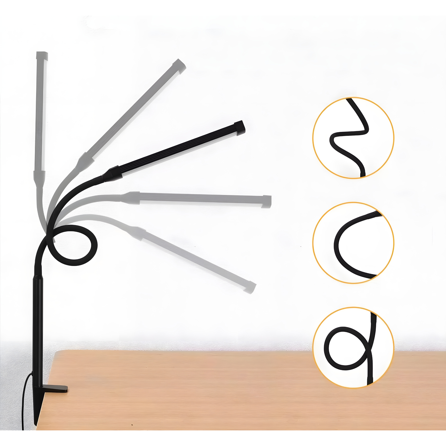 Sandsberg | Lumière Bubble Effekt Nachtlicht – USB betriebenes Mädchen Ornament Tischlampe für ein gemütliches Zuhause