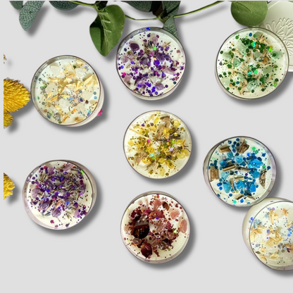 Sandsberg | ScentedGem - Luxuriöse kristallinfiltrierte Duftkerzen