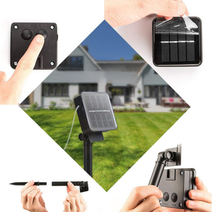 Sandsberg | Moriluxe – Marokkanische Solar-Lichterkette im Stil mit warmweißem Licht & wetterfestem Design