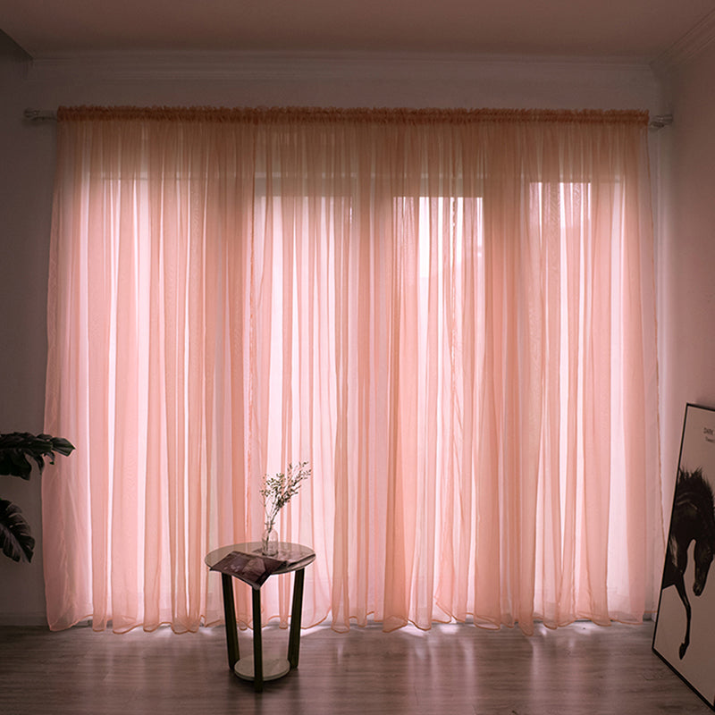 Einfache Voile Fenster Gardine