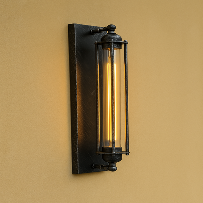 Sandsberg | Vintage Wandmontierte LED-Leuchte – zeitloses Design mit elegantem mattem Schwarz-Finish