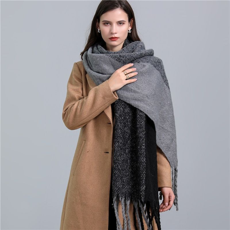 CosyPlaid Schal – Warme, Trendy Winterstil