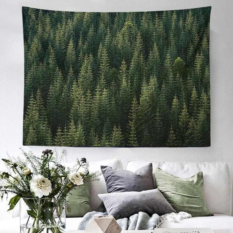 Wald Baum Wandteppich Hanging Cloth