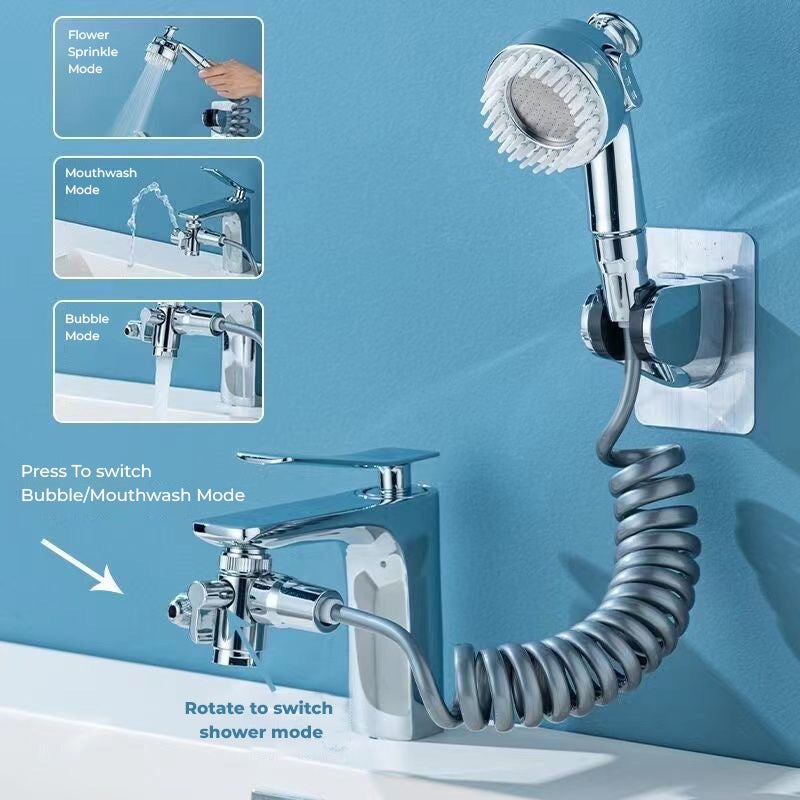 Shampoo Wasserhahn Verlängerung Universell Drehbar Längende Waschbecken Wasserhahn Dusche