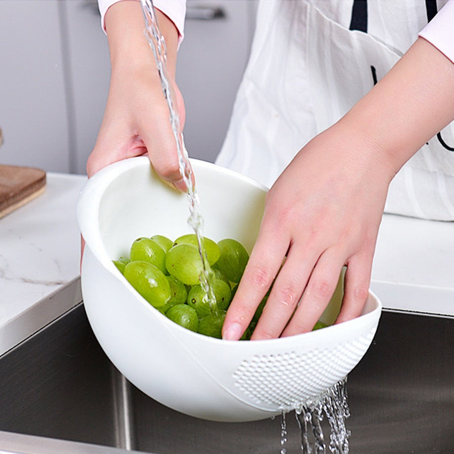 Kunststoff Reiswasch-Siebkorb für Reis, Gemüse und Obst