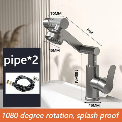 Sandsberg | Warm- und Kaltwasser-Badezimmerwaschtischarmatur