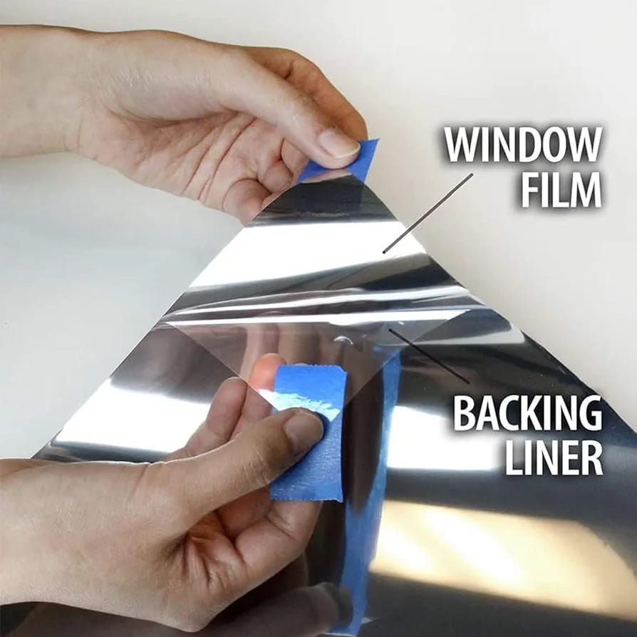 Fenster Privatsphäre Tönungsfolie, Anti-UV-Sonnenschutz Wärme Control Reflexionsfolie, Fenster Kühlfolienaufkleber