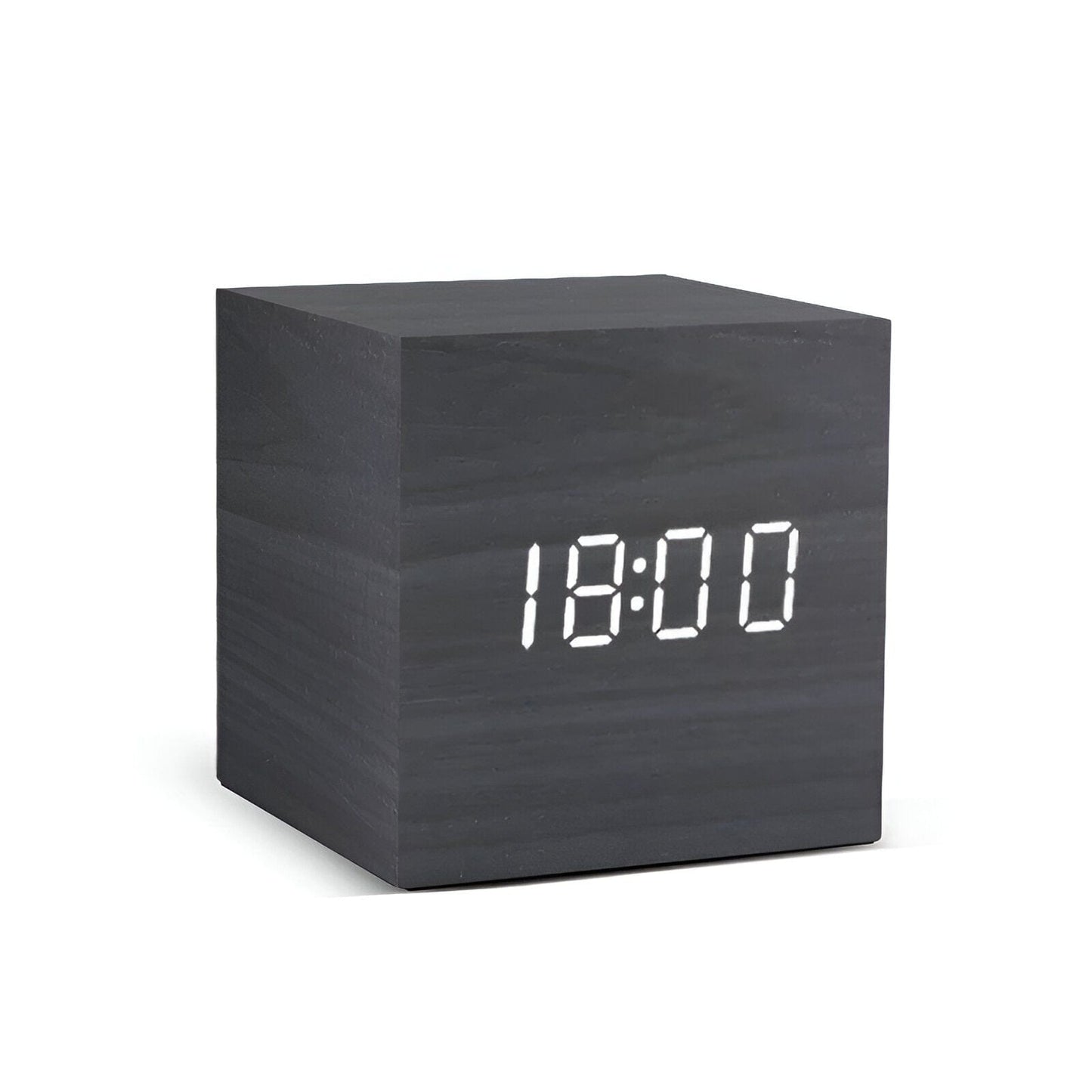 LED Holz Digitaluhr