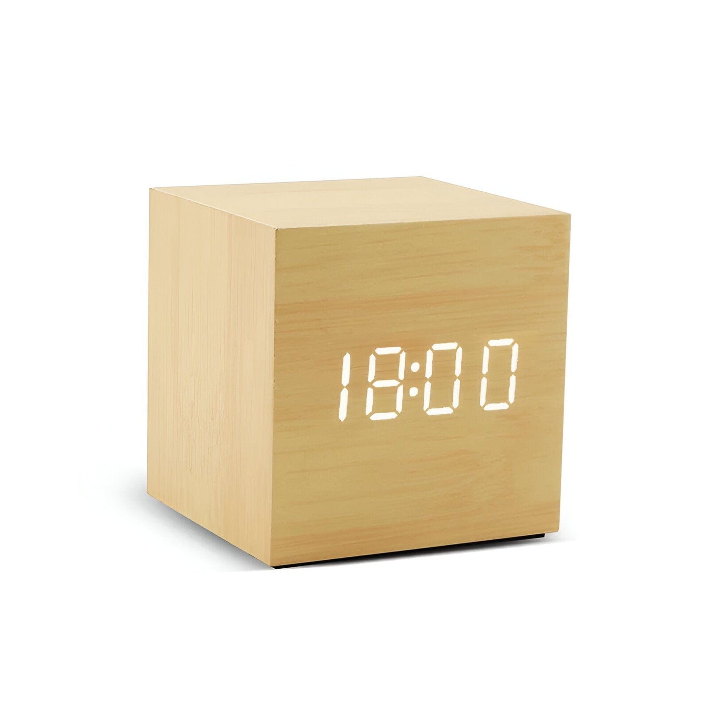 LED Holz Digitaluhr