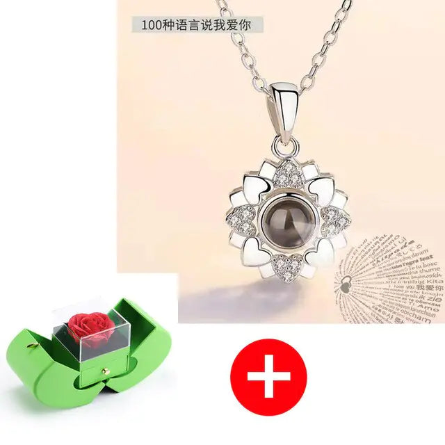 Ewige Blume Apfel Schmuckbox