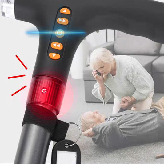 Intelligenter Spazierstock für ältere Menschen mit LED-Licht
