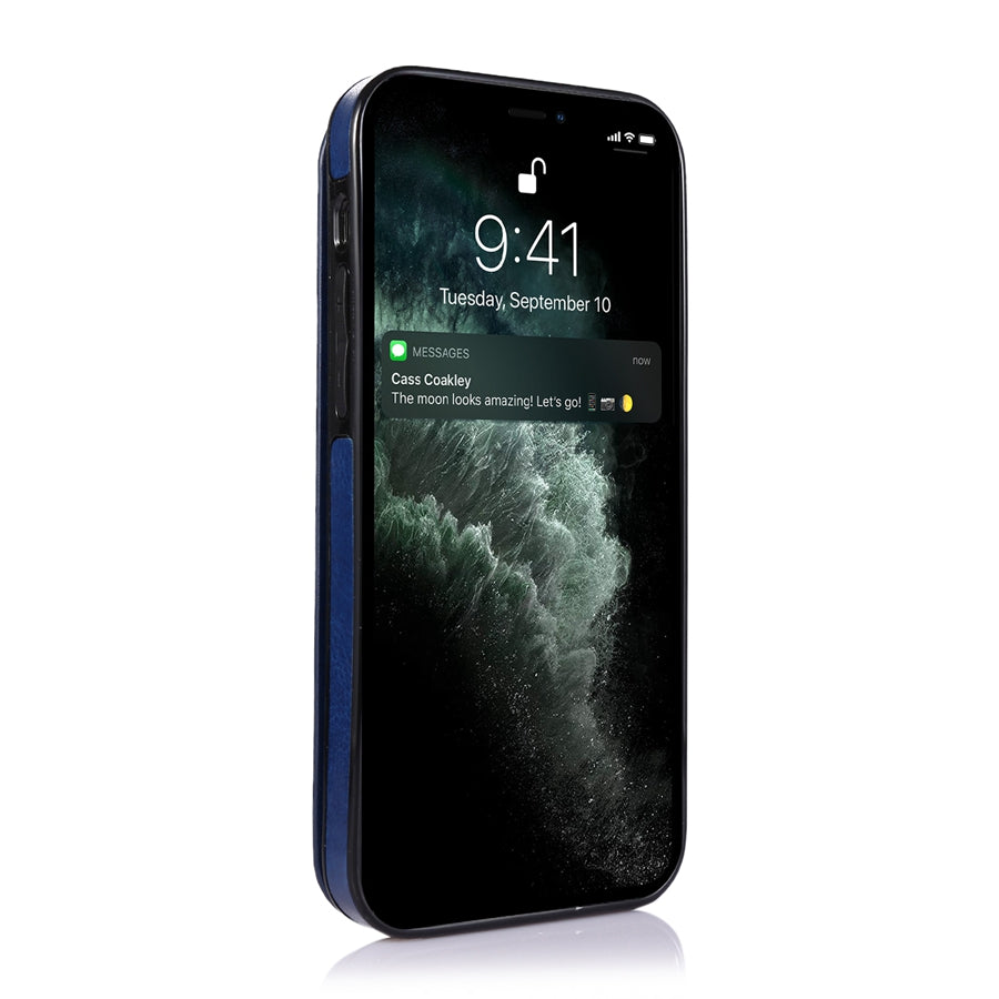 Hochwertige Leder-Brieftaschenhülle für das Apple iPhone | Flip-Cover-Kartenhalter mit Geldbörsen- und Portmoneefunktion