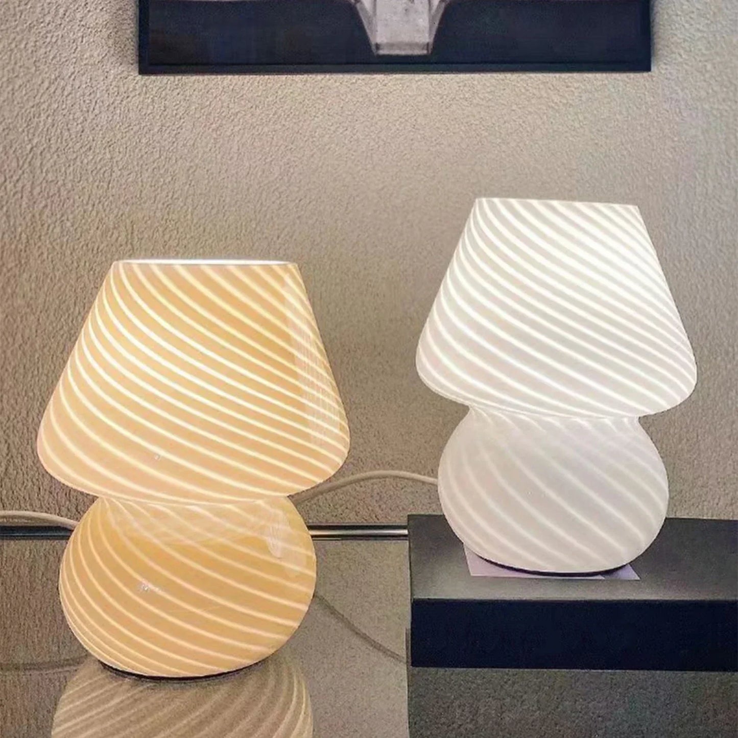 Sandsberg | Minimalistische gestreifte Glaslampe