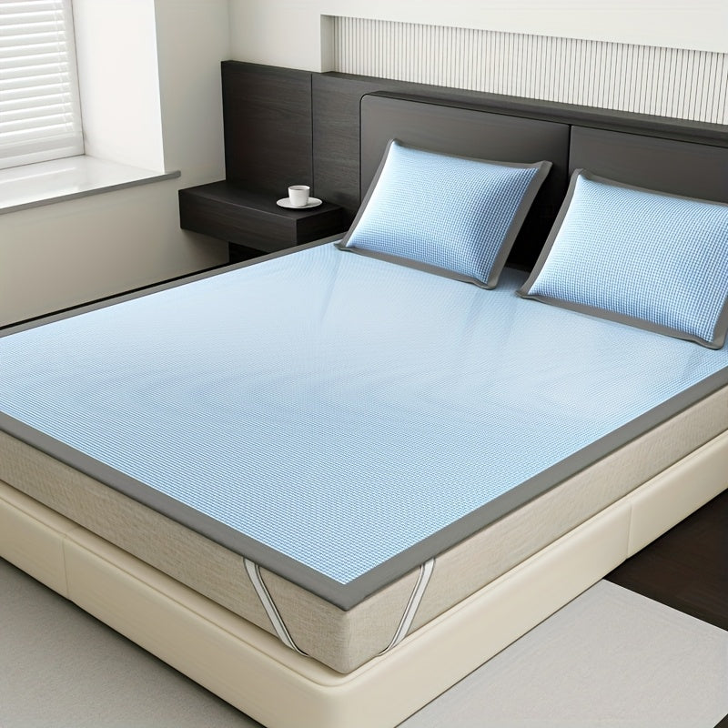 Sandsberg | AeroCool Kühler Matratzenschutz – Atmungsaktive Eis-Seiden-Bettbedeckung für heiße Schläfer